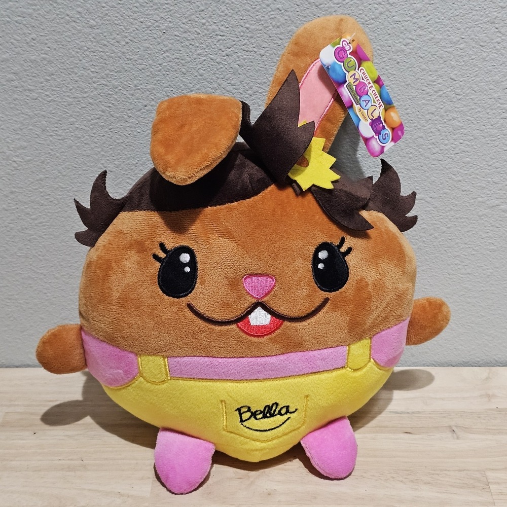 NWT BELLA 8.5" Chuck E. Cheese Cutie Beans Gumballs Plush By Fiesta